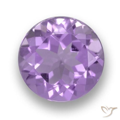 2.31ct Natural Violeta medio Amatista, Redondo, VVS