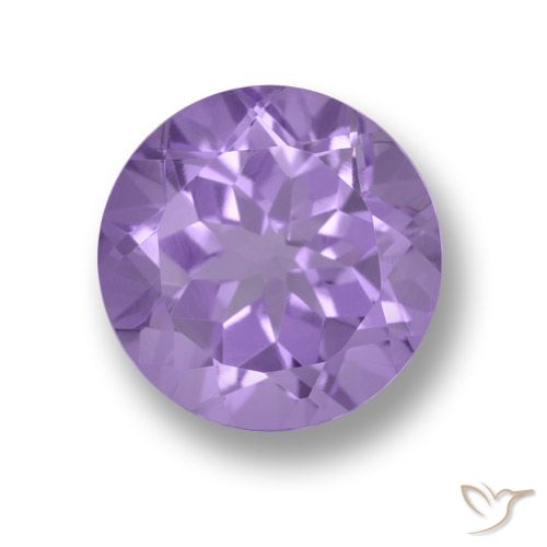 3.49ct Natural Violeta medio Amatista, Redondo, VVS