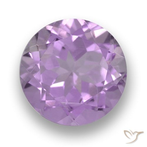 3.61ct Natural Violeta rosado Amatista, Redondo, VVS