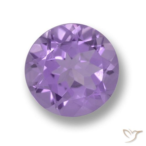 3.35ct Natural Violeta medio Amatista, Redondo, VVS-VS
