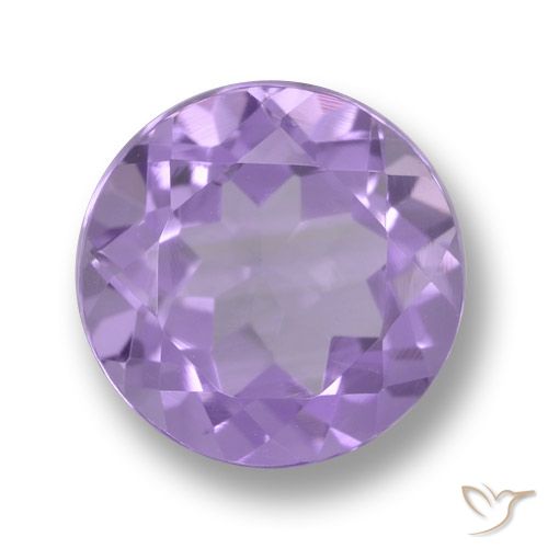 2.63ct Natural Violeta medio Amatista, Redondo, VVS