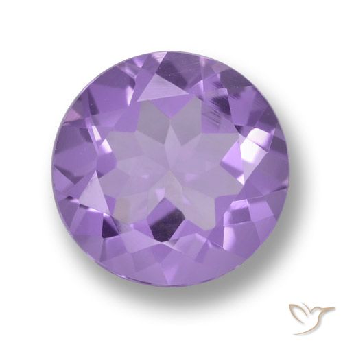 2.21ct Natural Violeta medio Amatista, Redondo, VVS