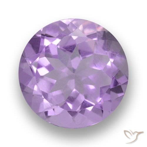 3.71ct Natural Rosado violeta medio Amatista, Redondo, VVS-VS