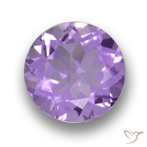 4.12ct Natural Violeta medio Amatista, Redondo, VVS-VS