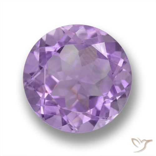 4.41ct Natural Violeta medio Amatista, Redondo, VVS-VS