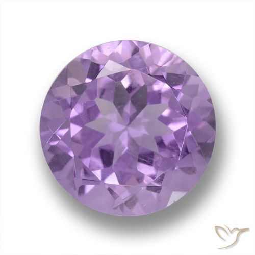 4.38ct Natural Violeta medio Amatista, Redondo, VVS-VS