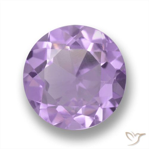 4.05ct Natural Violeta iris Amatista, Redondo, VVS-VS