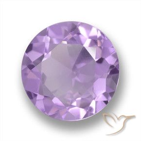 Amatista Violeta iris natural de 4.05 ct, Redondo, VVS-VS