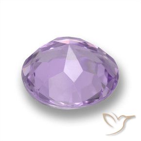 Amatista Violeta iris natural de 4.05 ct, Redondo, VVS-VS
