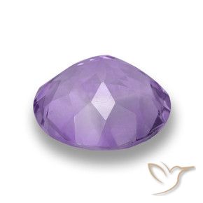 Amatista Tono violeta intenso natural de 3.91 ct, Redondo, VS