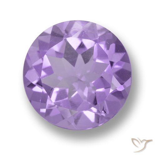 4.37ct Natural Violeta medio Amatista, Redondo, VVS-VS