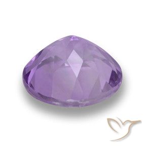 Amatista Violeta medio natural de 4.37 ct, Redondo, VVS-VS