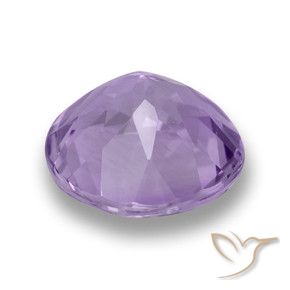 Amatista violeta medio natural de 4,39 ct, corte redondo, VVS-VS