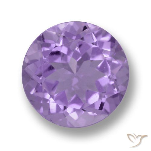4.10ct Natural Violeta medio Amatista, Redondo, VVS-VS