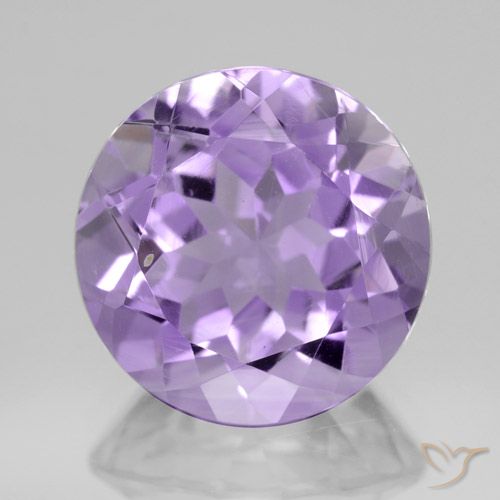 4.39ct Natural Violeta medio Amatista, Redondo, VVS-VS