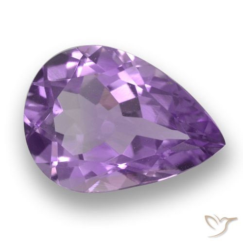 4.40ct Natural Violeta rosado Amatista, En forma de pera, VS