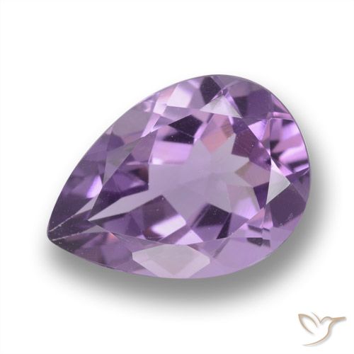 4.35ct Natural Magenta intenso Amatista, En forma de pera, VVS