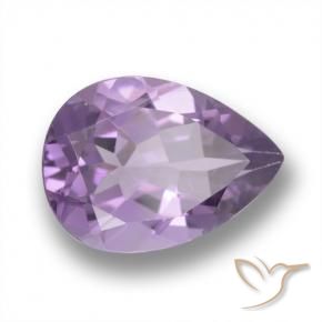Amatista Magenta intenso natural de 4.35 ct, En forma de pera, VVS