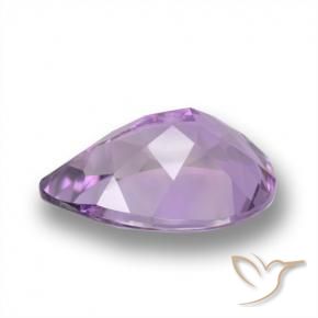Amatista Magenta intenso natural de 4.35 ct, En forma de pera, VVS