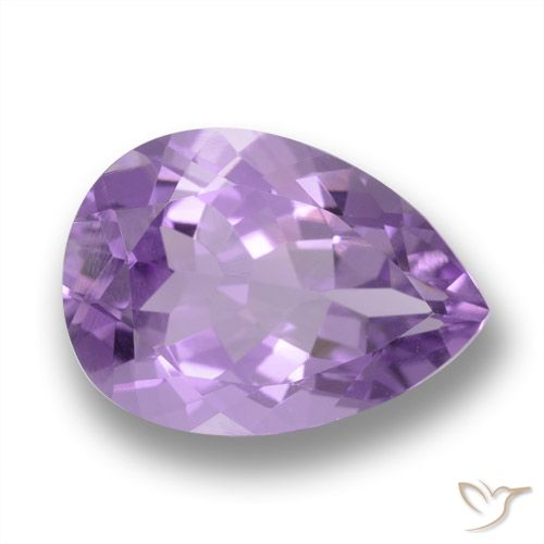 4.84ct Natural Violeta oscuro Amatista, En forma de pera, VVS
