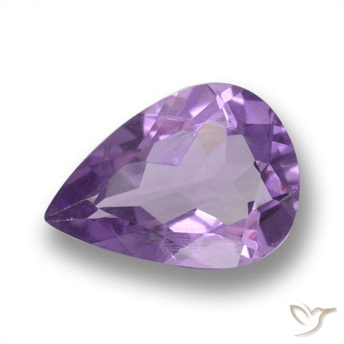 3.98ct Natural Violeta oscuro Amatista, En forma de pera, VVS-VS