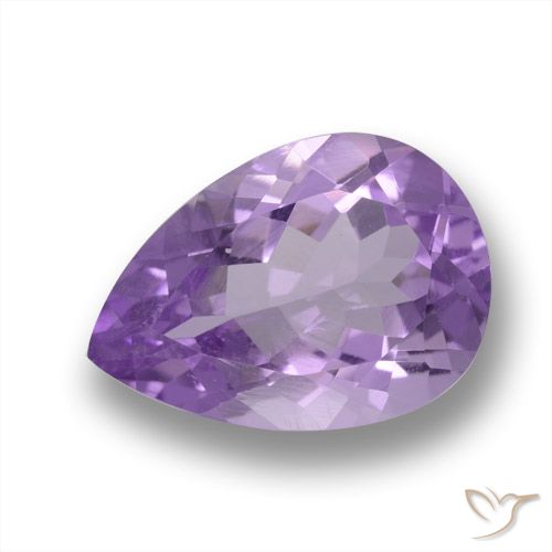4.69ct Natural Violeta oscuro Amatista, En forma de pera, VVS