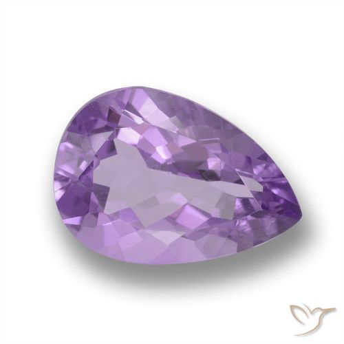 4.31ct Natural Violeta medio Amatista, En forma de pera, VVS-VS