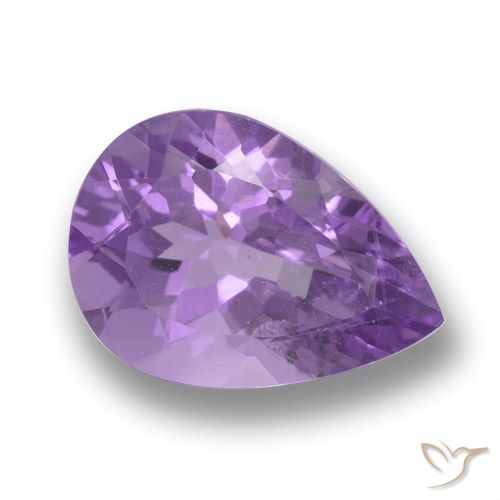 4.57ct Natural Violeta rosado Amatista, En forma de pera, VVS-VS