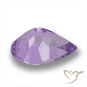 Amatista Violeta rosado natural de 4.57 ct, En forma de pera, VVS-VS