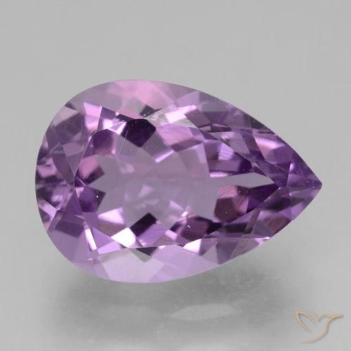4.77ct Natural Violeta púrpura Amatista, En forma de pera, VVS
