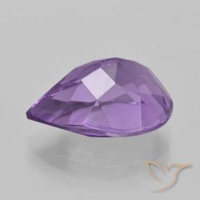 Amatista Violeta púrpura natural de 5.03 ct, En forma de pera, VVS
