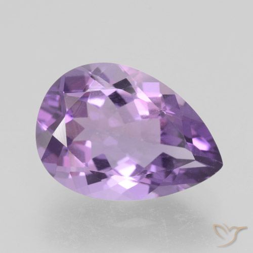 4.65ct Natural Violeta medio Amatista, En forma de pera, VVS