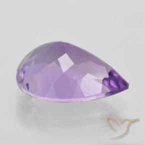 Amatista Violeta púrpura natural de 4.59 ct, En forma de pera, VVS