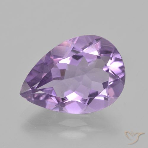 4.42ct Natural Violeta iris intenso Amatista, En forma de pera, VVS