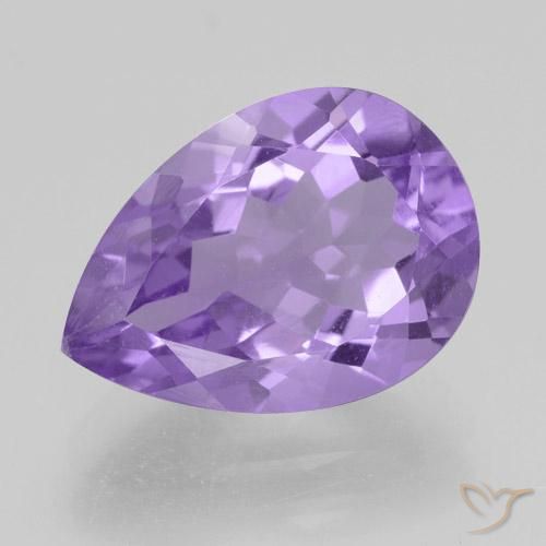 4.80ct Natural Violeta iris intenso Amatista, En forma de pera, VVS