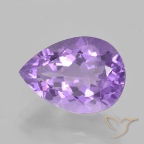 Amatista Violeta rosado natural de 5.26 ct, En forma de pera, VVS