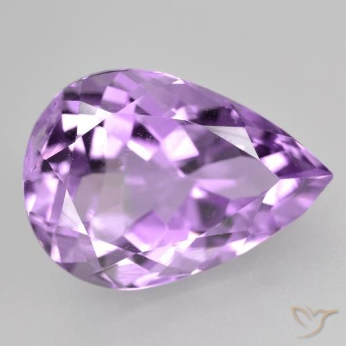 4.66ct Natural Violeta púrpura intenso Amatista, En forma de pera, VVS