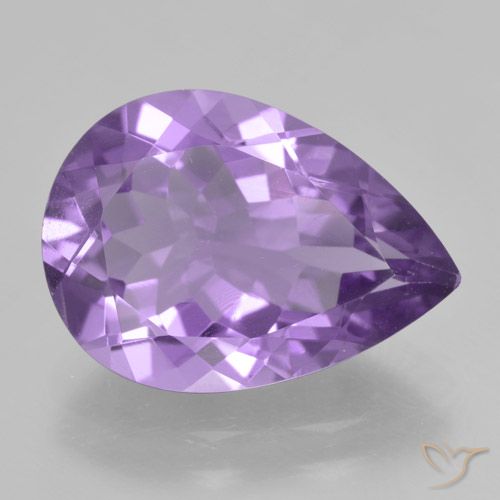 4.20ct Natural Violeta iris intenso Amatista, En forma de pera, VVS