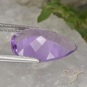 Amatista Violeta rosado natural de 4.25 ct, En forma de pera, VVS
