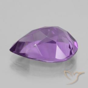 Amatista Violeta rosado natural de 4.61 ct, En forma de pera, VVS