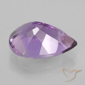 Amatista Violeta rosado natural de 4.85 ct, En forma de pera, VVS