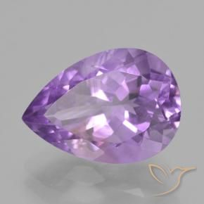 Amatista Violeta púrpura intenso natural de 5.09 ct, En forma de pera, VS