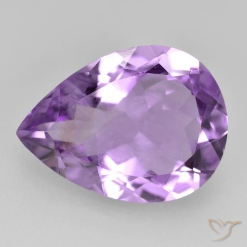 6.47ct Natural Violeta rosado Amatista, En forma de pera, VS
