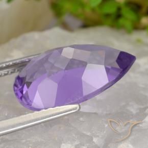 Amatista Violeta rosado natural de 4.77 ct, En forma de pera, VS