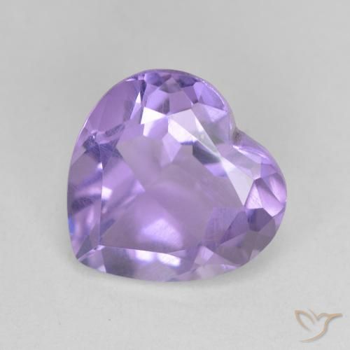 3.02ct Natural Violeta medio Amatista, Corazón, VS