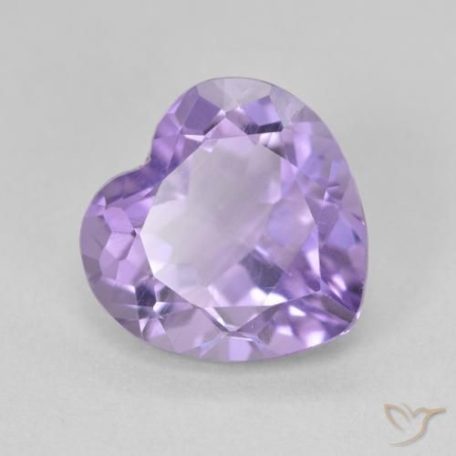 3.03ct Natural Violeta medio Amatista, Corazón, VS