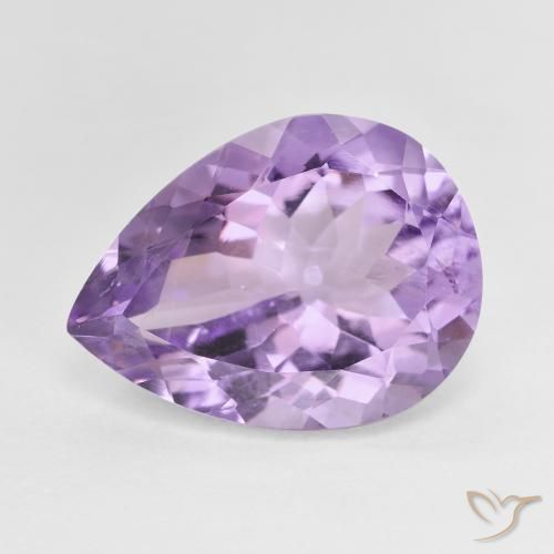 7.28ct Natural Violeta medio Amatista, En forma de pera, VS