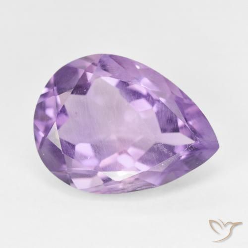 7.26ct Natural Violeta iris Amatista, En forma de pera, VS
