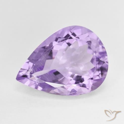 7.28ct Natural Violeta medio Amatista, En forma de pera, VS