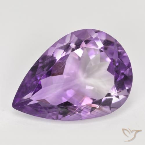 8.04ct Natural Violeta púrpura Amatista, En forma de pera, VVS-VS
